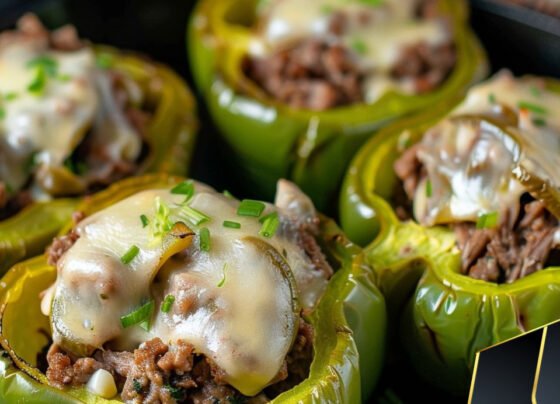 Easiest Philly Cheesesteak Stuffed Peppers prepared at home with simple ingredients and clear steps.
