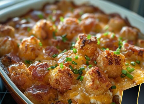 Tater Tot Casserole Breakfast prepared at home with simple ingredients and clear steps.