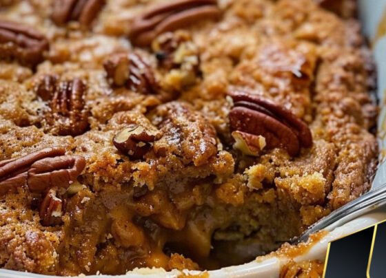 Pumpkin Pecan Cobbler prepared at home with simple ingredients and clear steps.