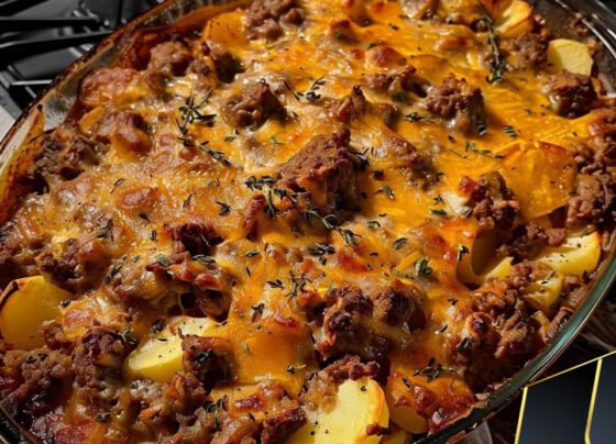 Meat and Potato Casserole prepared at home with simple ingredients and clear steps.