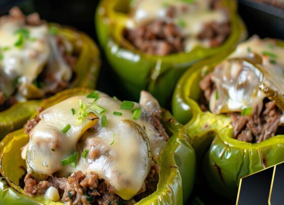Easiest Philly Cheesesteak Stuffed Peppers prepared at home with simple ingredients and clear steps.