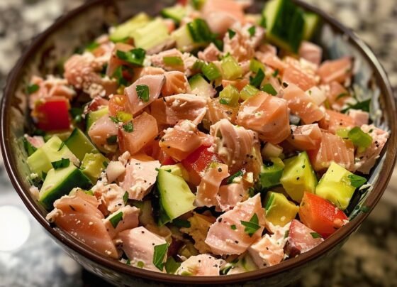 The Best TUNA SALAD Ever prepared at home with simple ingredients and clear steps.