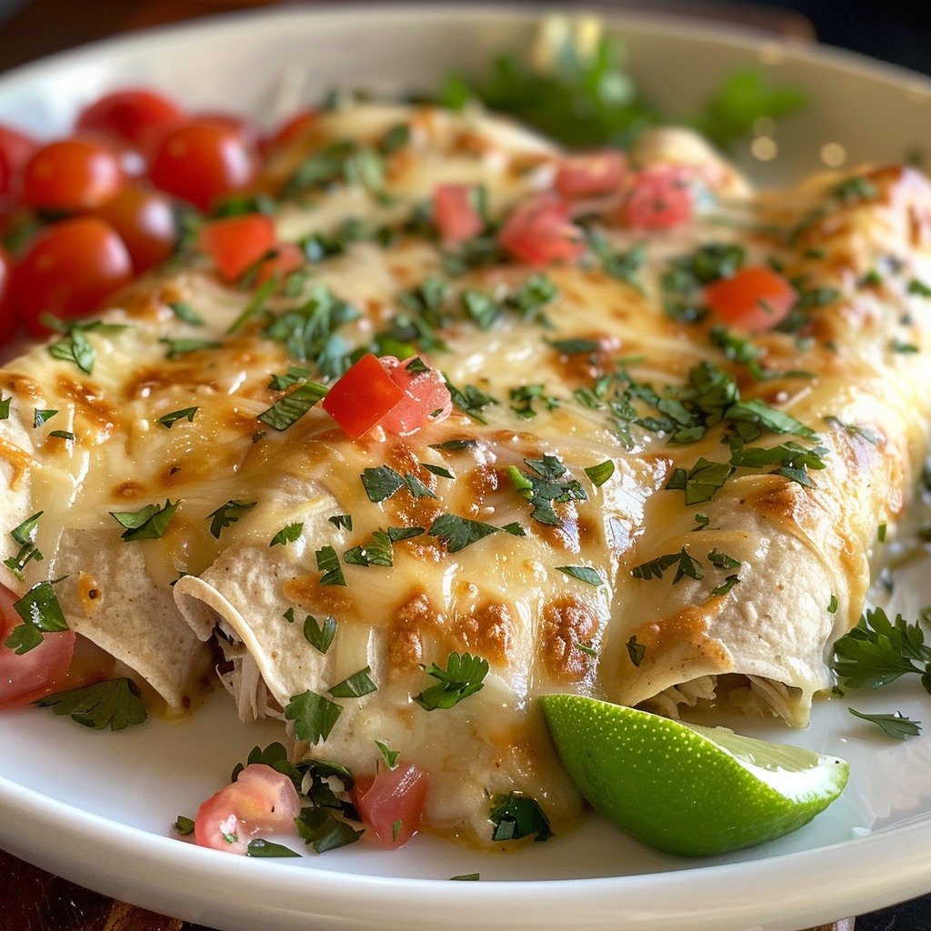 White Chicken Enchiladas