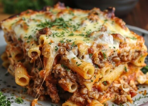 Slow Cooker Baked Ziti prepared at home with simple ingredients and clear steps.