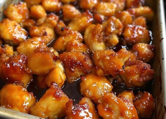 Baked Sweet and Sour Chicken prepared at home with simple ingredients and clear steps.
