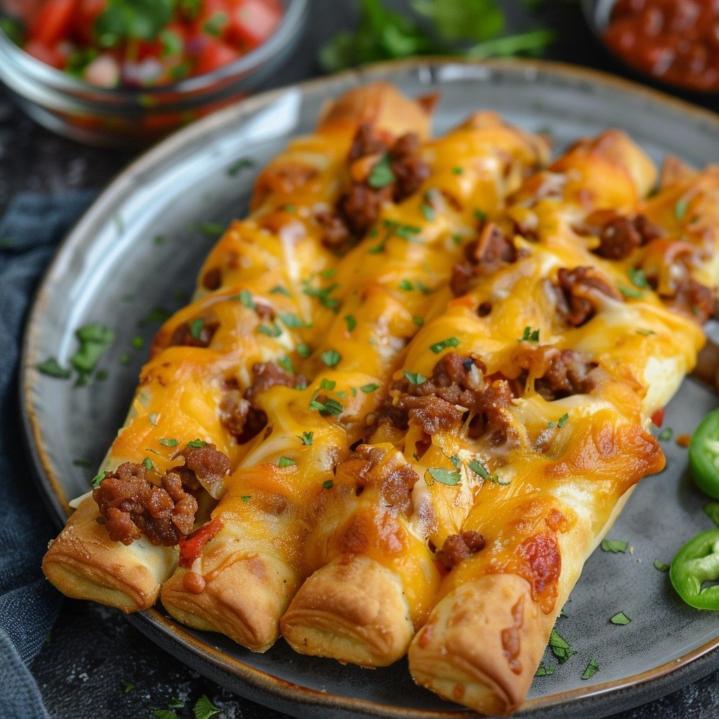 Cheesy Taco Breadsticks