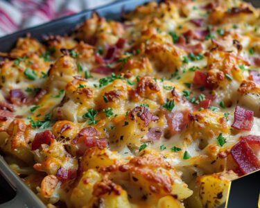 Chicken Bacon Ranch Potato Bake prepared at home with simple ingredients and clear steps.