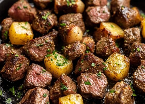 Garlic Butter Steak Bites Recipe prepared at home with simple ingredients and clear steps.