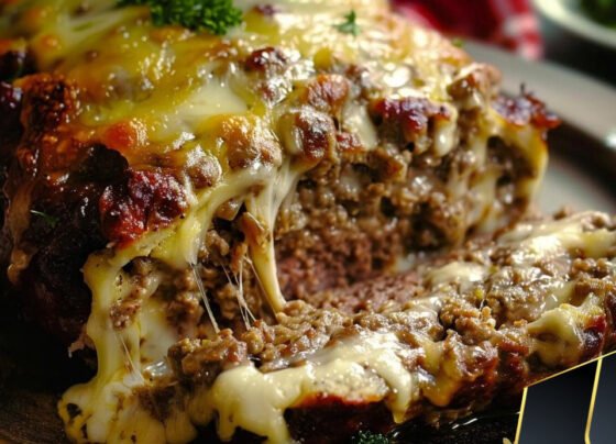 Cheese Stuffed Meatloaf prepared at home with simple ingredients and clear steps.