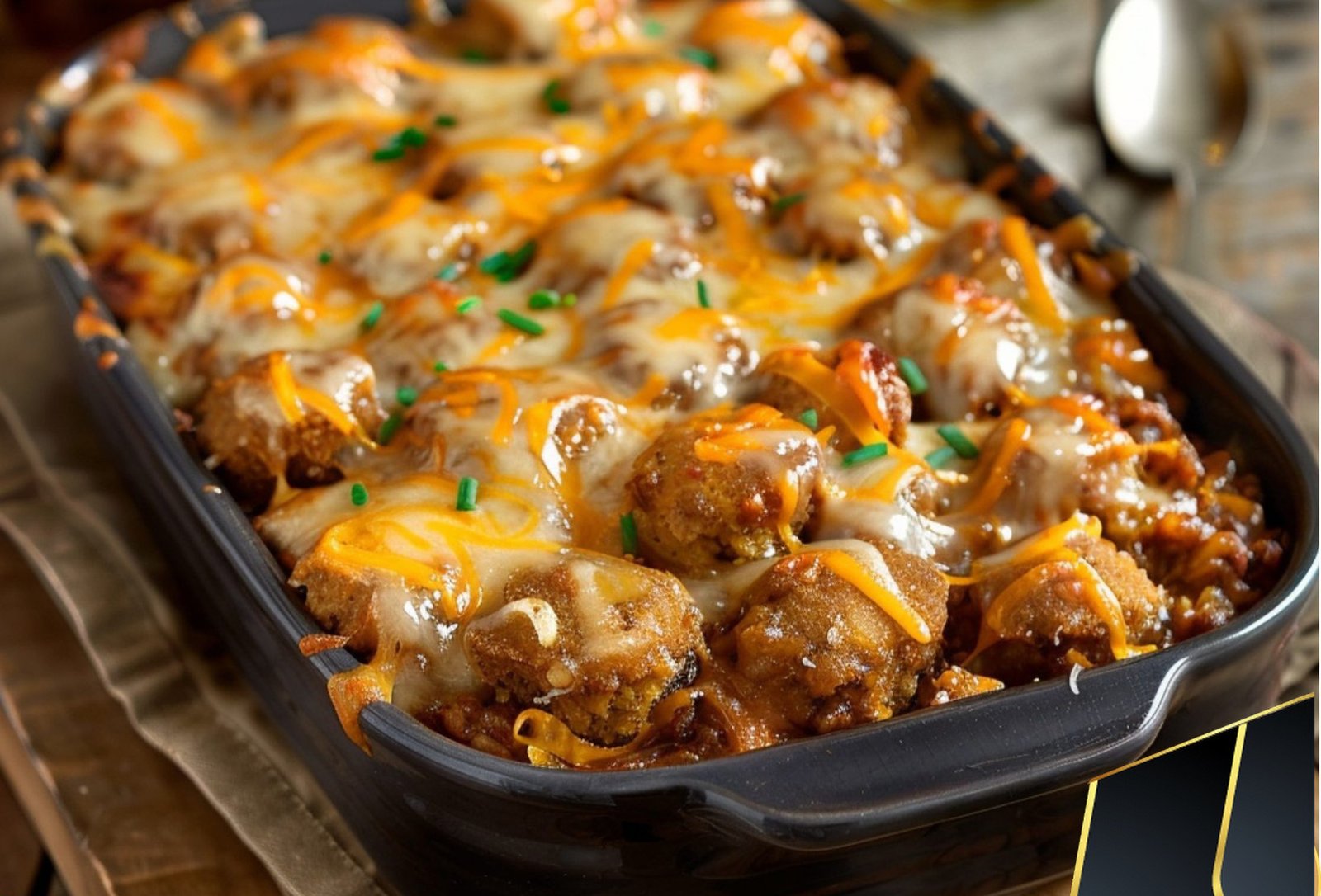 Cowboy Meatloaf and Potato Casserole