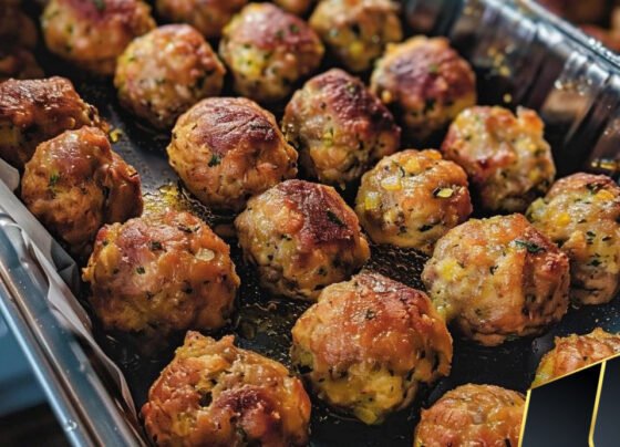 Stuffing Balls prepared at home with simple ingredients and clear steps.