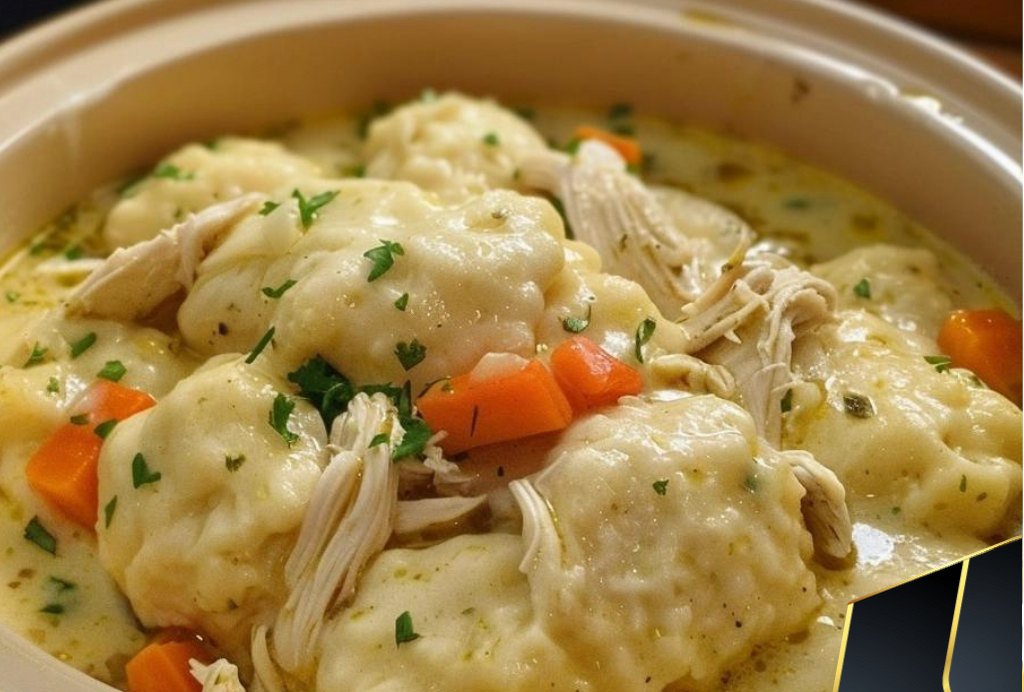 Best Ever Crock Pot Chicken and Dumplings