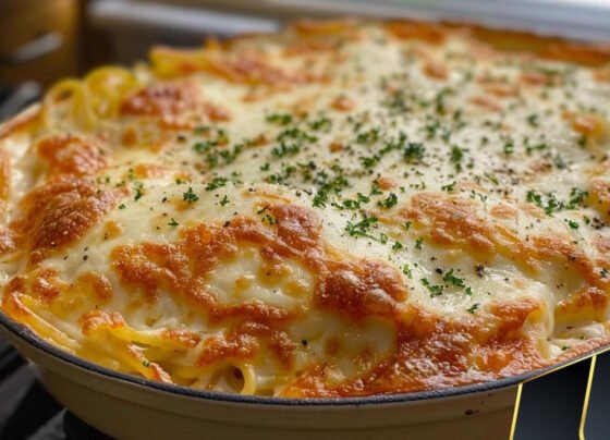 Baked Cream Cheese Spaghetti Recipe prepared at home with simple ingredients and clear steps.