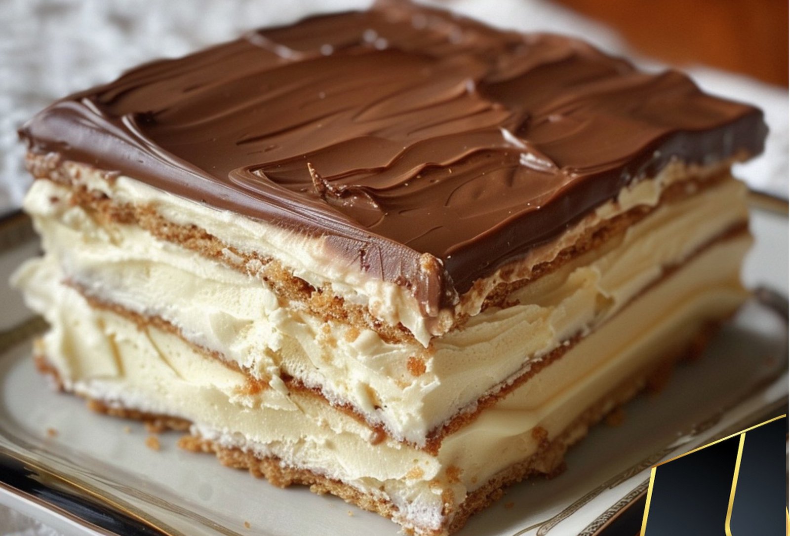 No bake Chocolate Eclair Cake