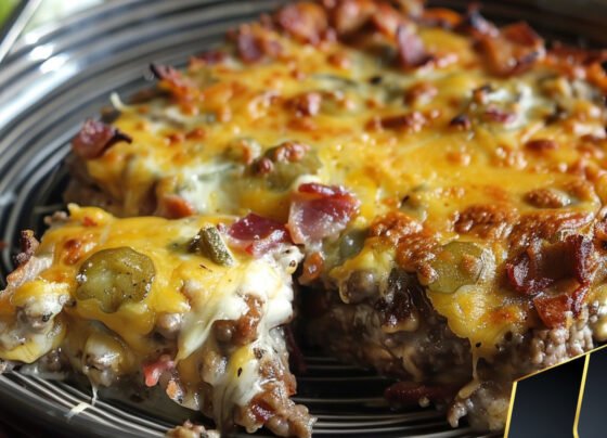 Low-Carb Bacon Cheeseburger Casserole prepared at home with simple ingredients and clear steps.