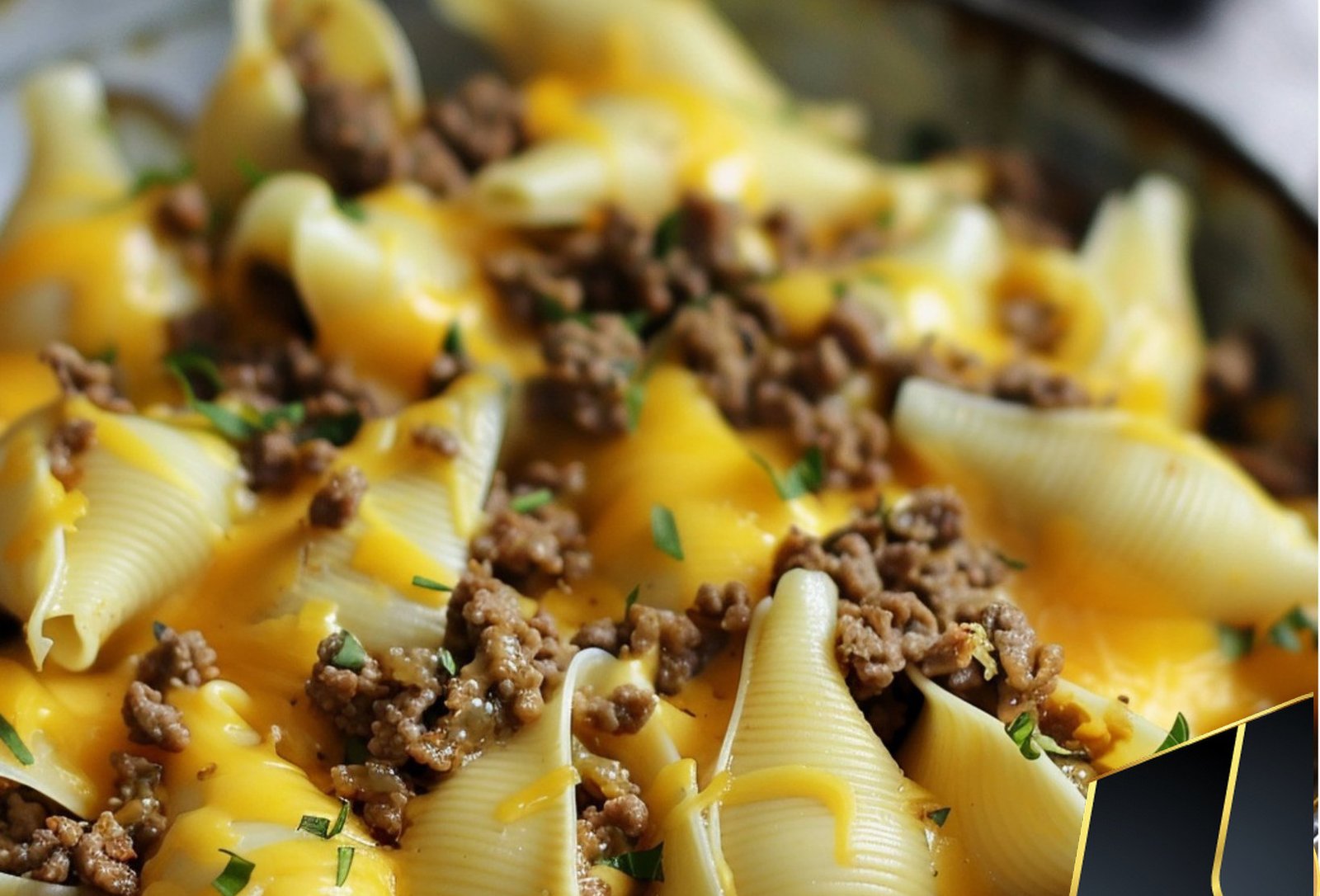 Philly Cheesesteak Stuffed Shells And Cheese