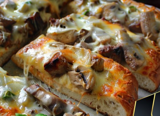 Philly Cheesesteak Cheesy Bread prepared at home with simple ingredients and clear steps.