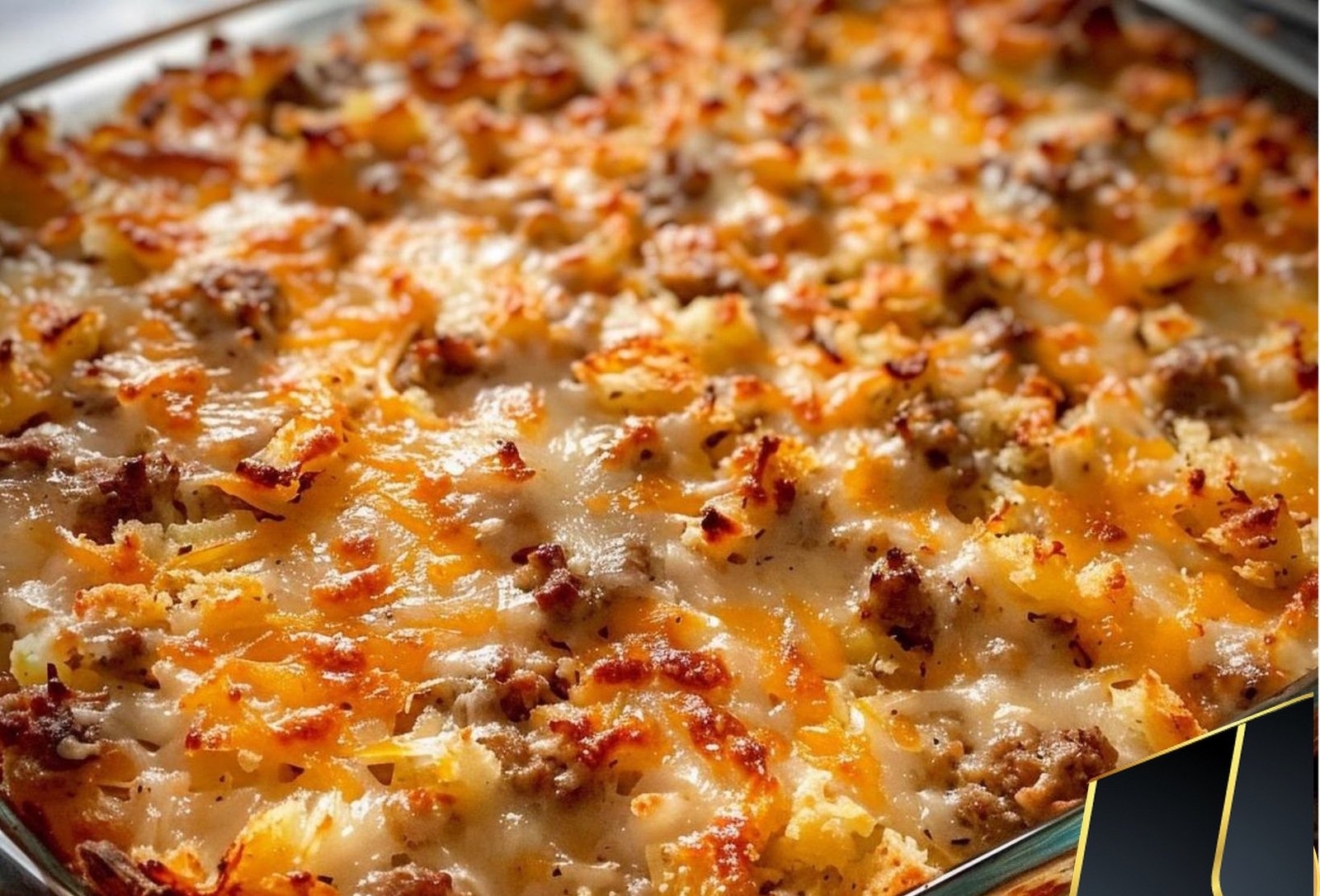 Sausage And Creamy Hashbrown Casserole