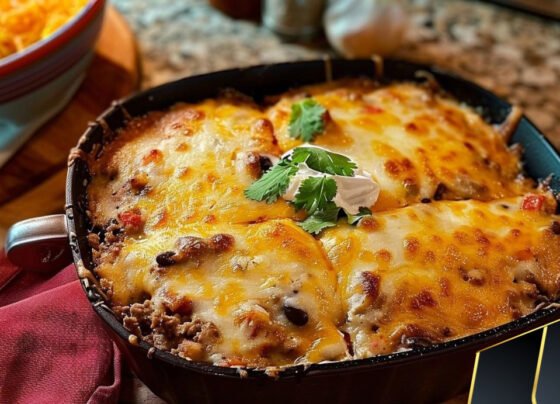 Easy Burrito Casserole prepared at home with simple ingredients and clear steps.