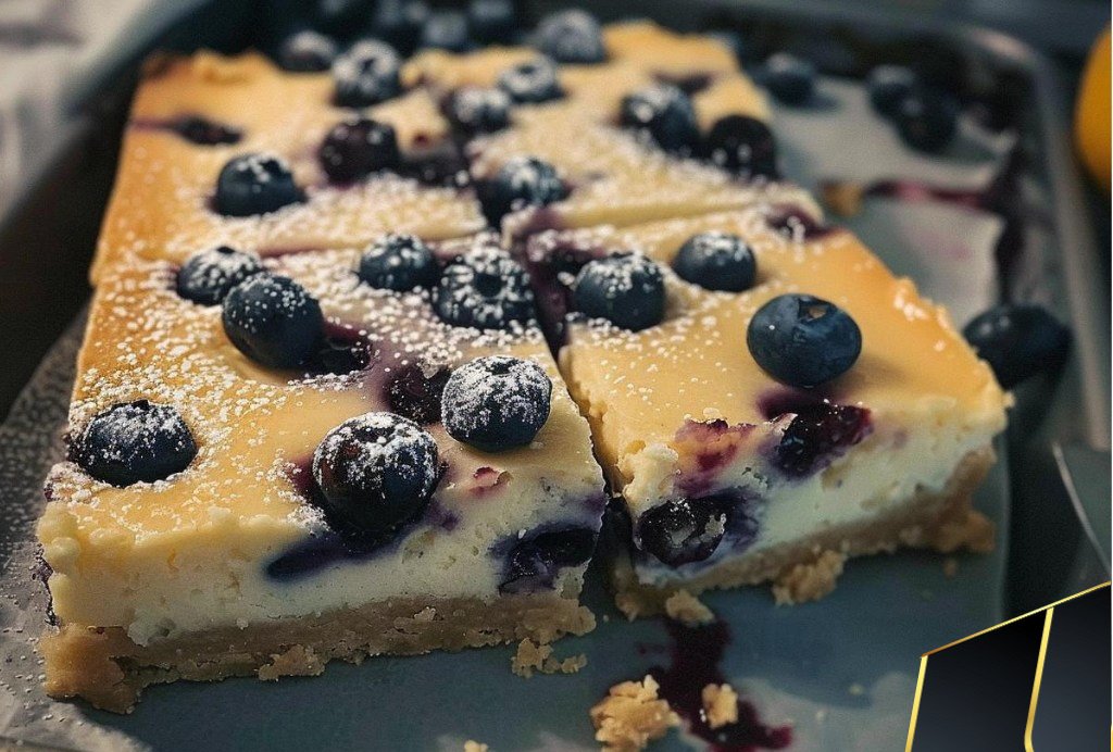 Blueberry Lemon Cheesecake Bars Recipe