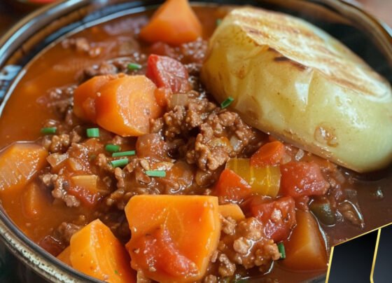 Slow Cooker Poor Man’s Stew prepared at home with simple ingredients and clear steps.