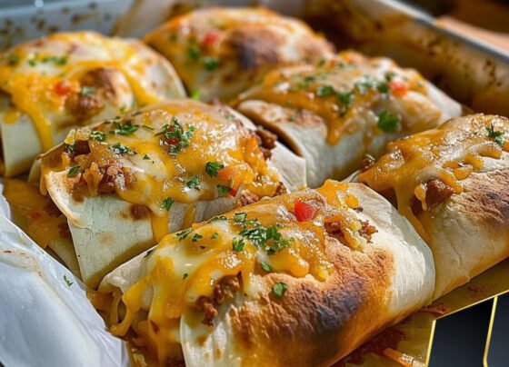 Loaded Cheesy Pocket Tacos prepared at home with simple ingredients and clear steps.