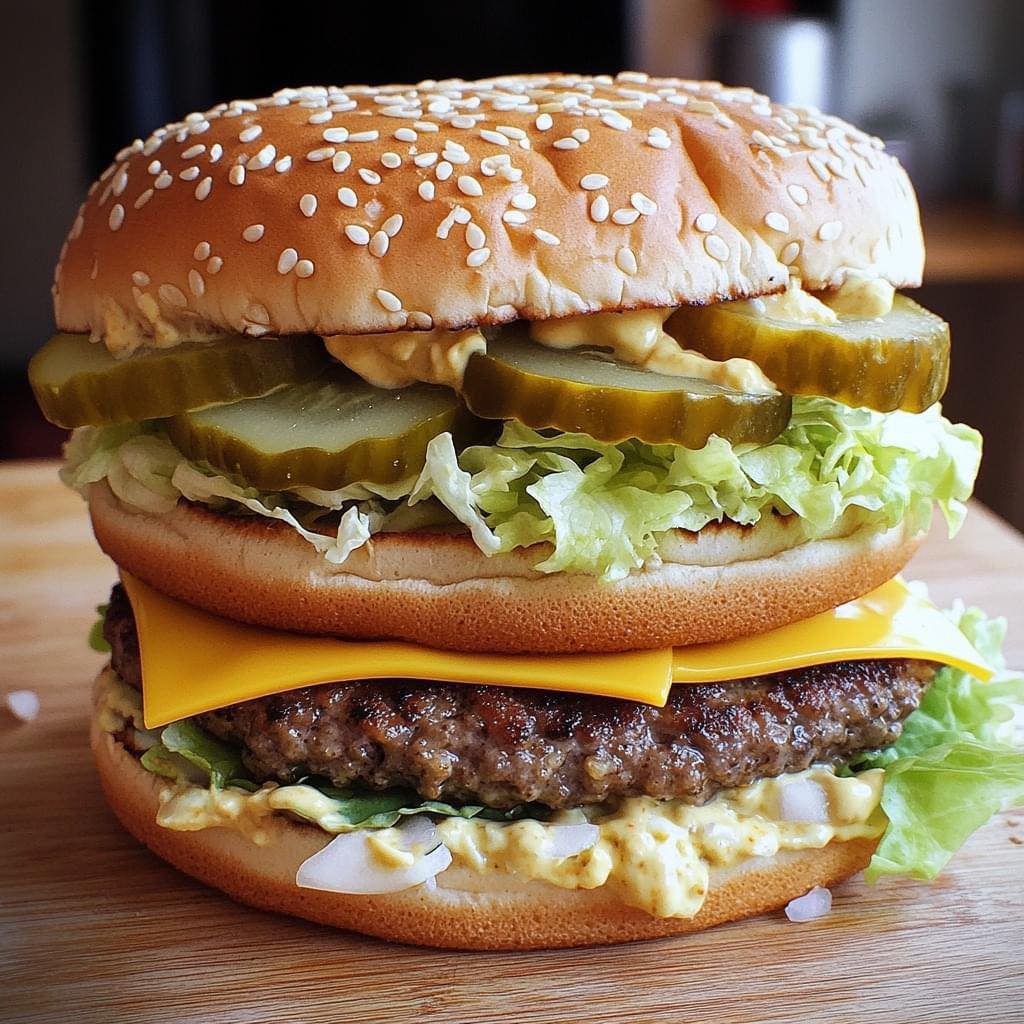 Homemade Big Mac