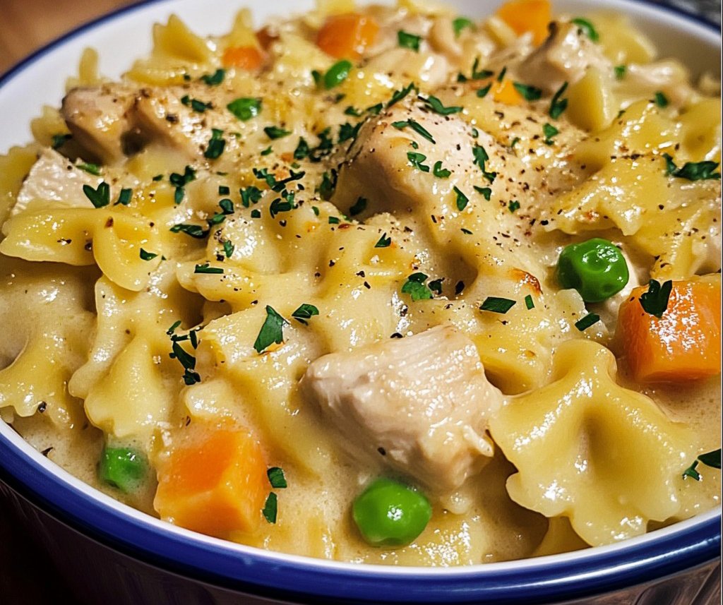 Chicken Pot Pie Pasta