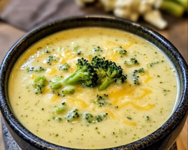 Whip up a batch of this heartwarming Broccoli Cheese Soup for a cozy and satisfying meal. Loaded with veggies and cheesy goodness