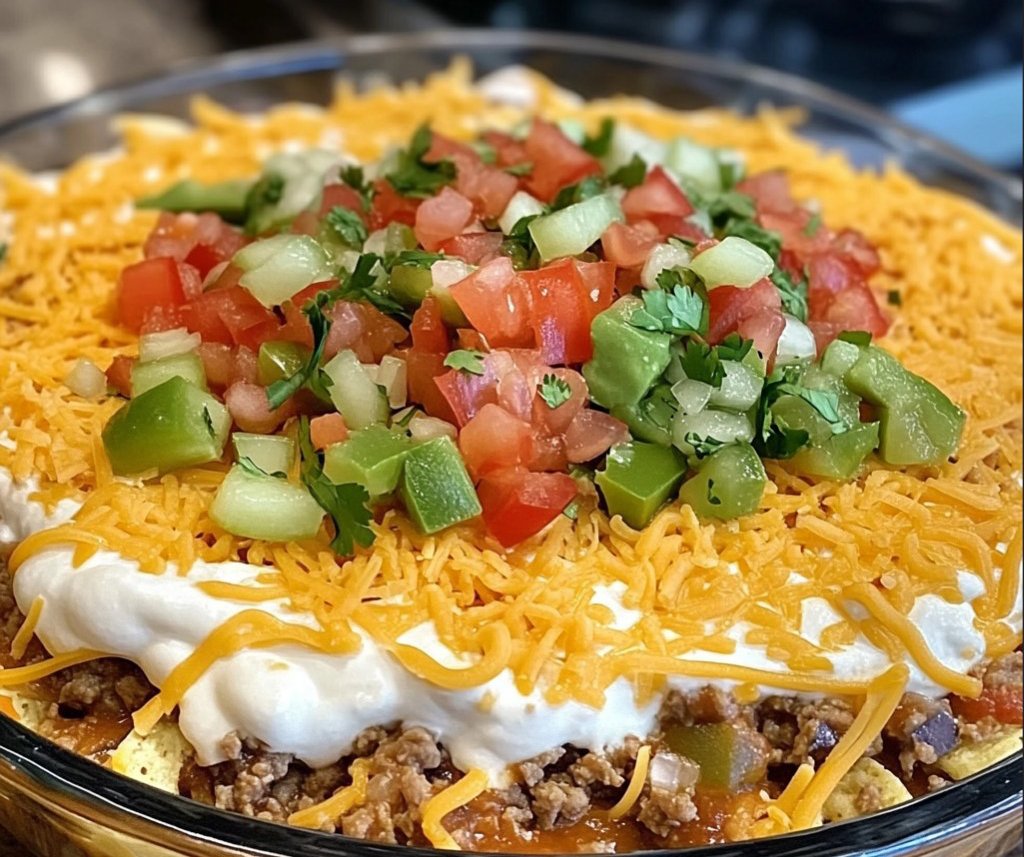 7 Layer Taco Dip