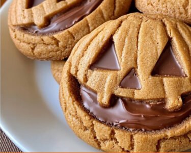 Milk Chocolate Stuffed Jack-O-Lantern Cookies prepared at home with simple ingredients and clear steps.