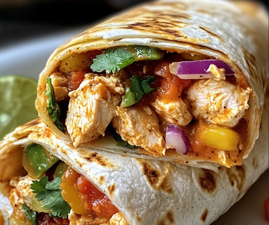 Crunchy Southwestern Chicken Wrap