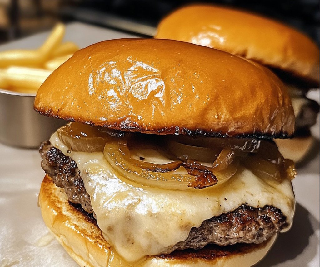 French Onion Soup Burgers