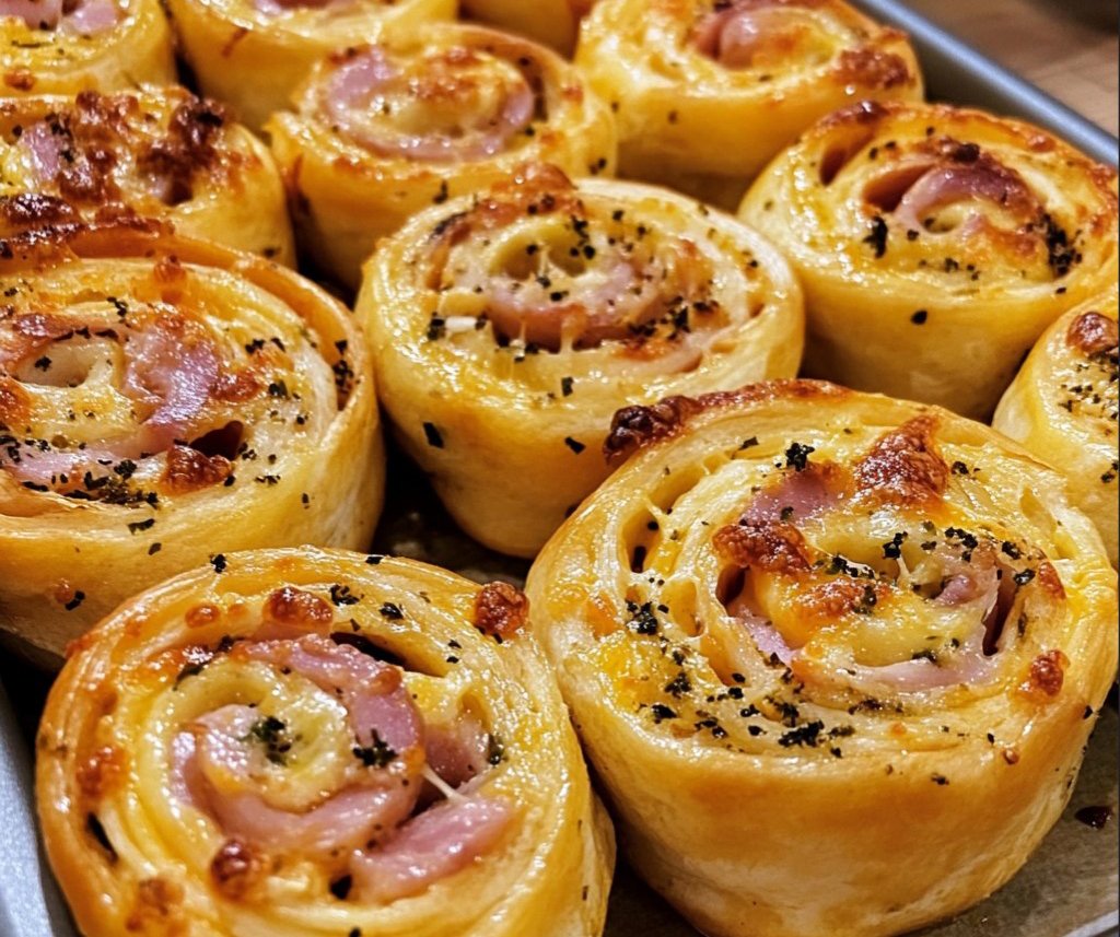 Ham and Cheese Pinwheels