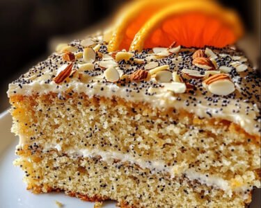 Orange Almond Poppy Seed Cake prepared at home with simple ingredients and clear steps.
