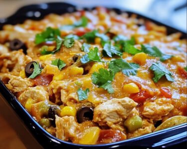 Fiesta Chicken Casserole prepared at home with simple ingredients and clear steps.