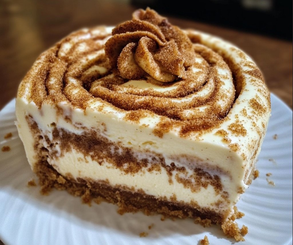 Cinnamon Roll Cheesecake