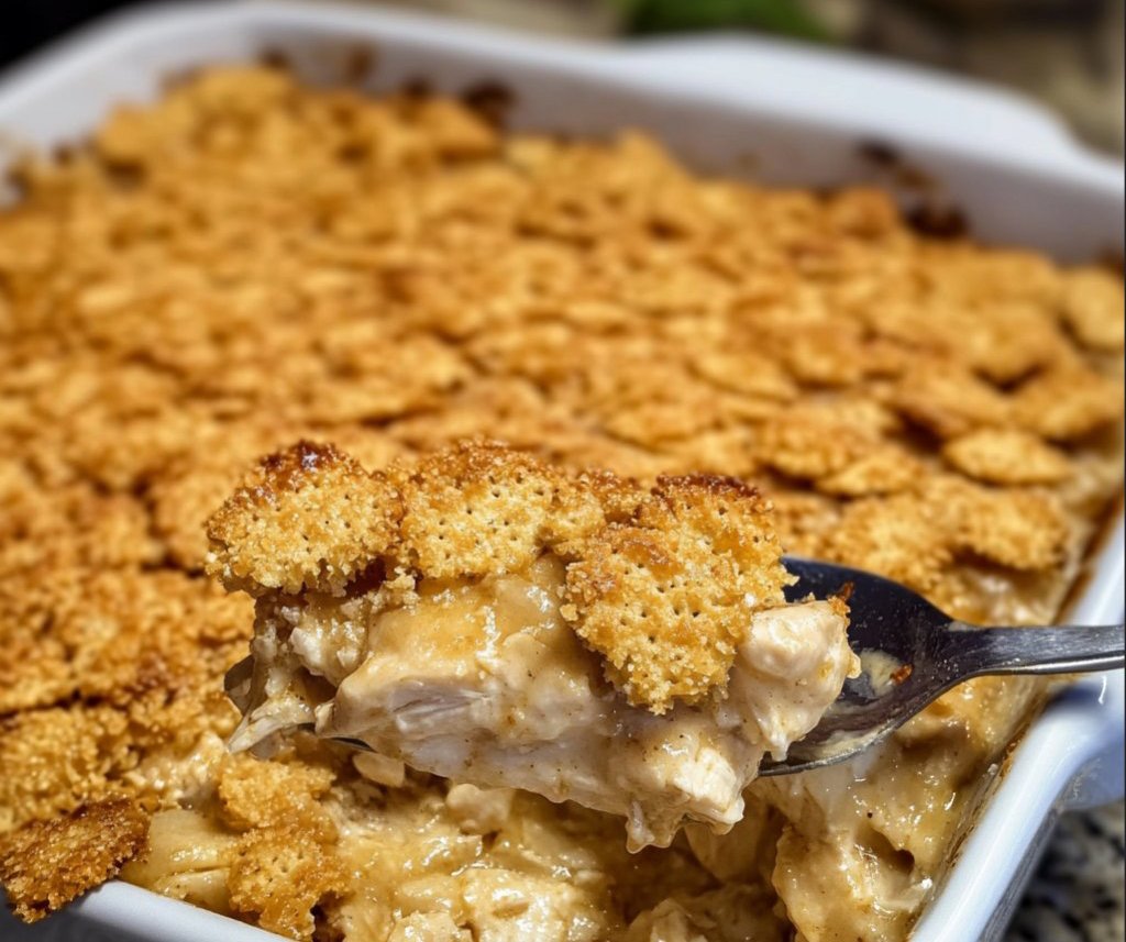 Ritz Cracker Chicken Casserole