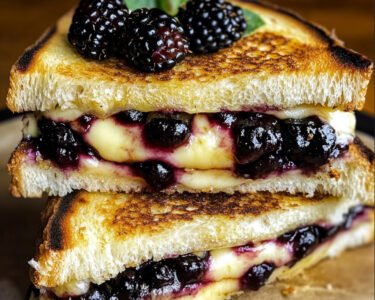 Blackberry Balsamic and Brie Grilled Cheese prepared at home with simple ingredients and clear steps.