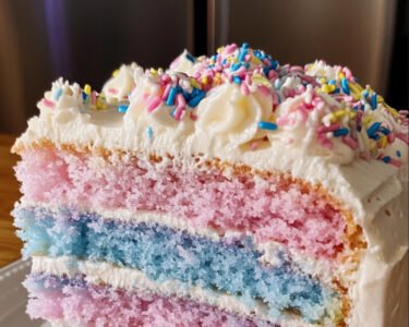 Cotton Candy Cake prepared at home with simple ingredients and clear steps.