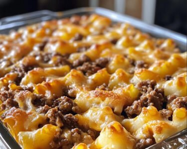 This Amish Country Casserole is a comforting dish perfect for family dinners or potlucks. Tender egg noodles