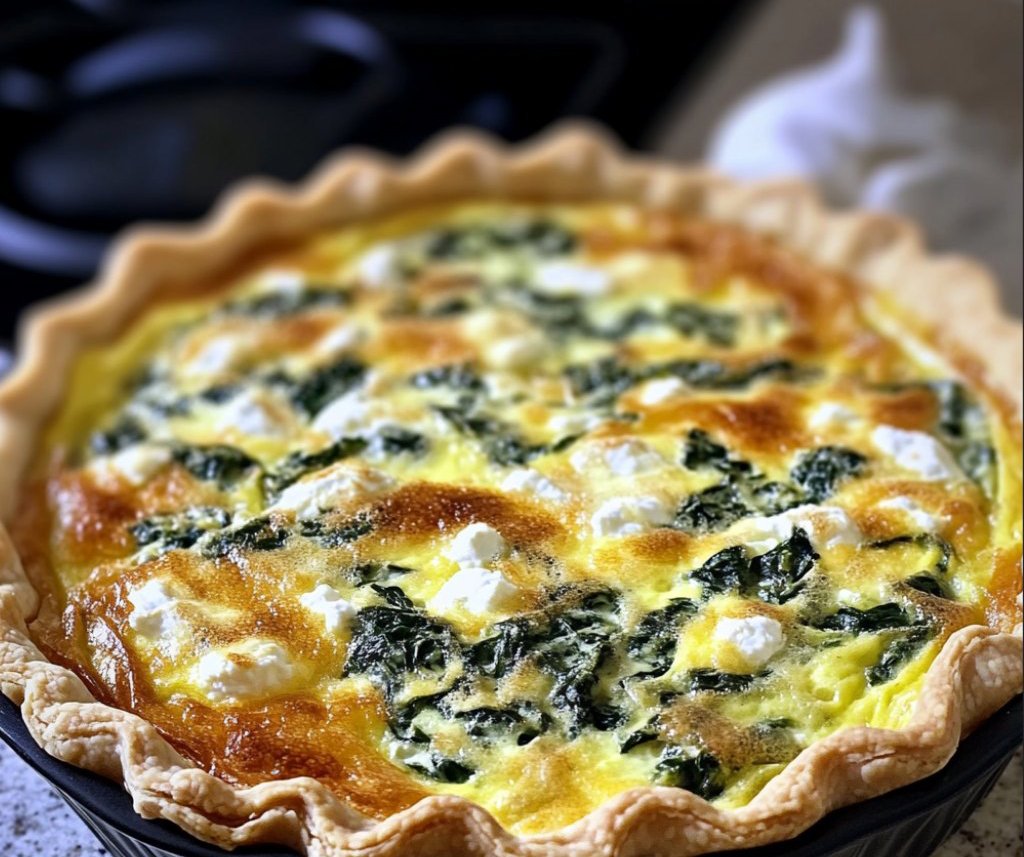 Ricotta Spinach Quiche