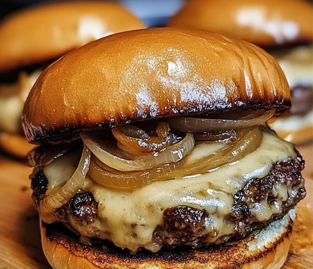 French Onion Soup Burgers