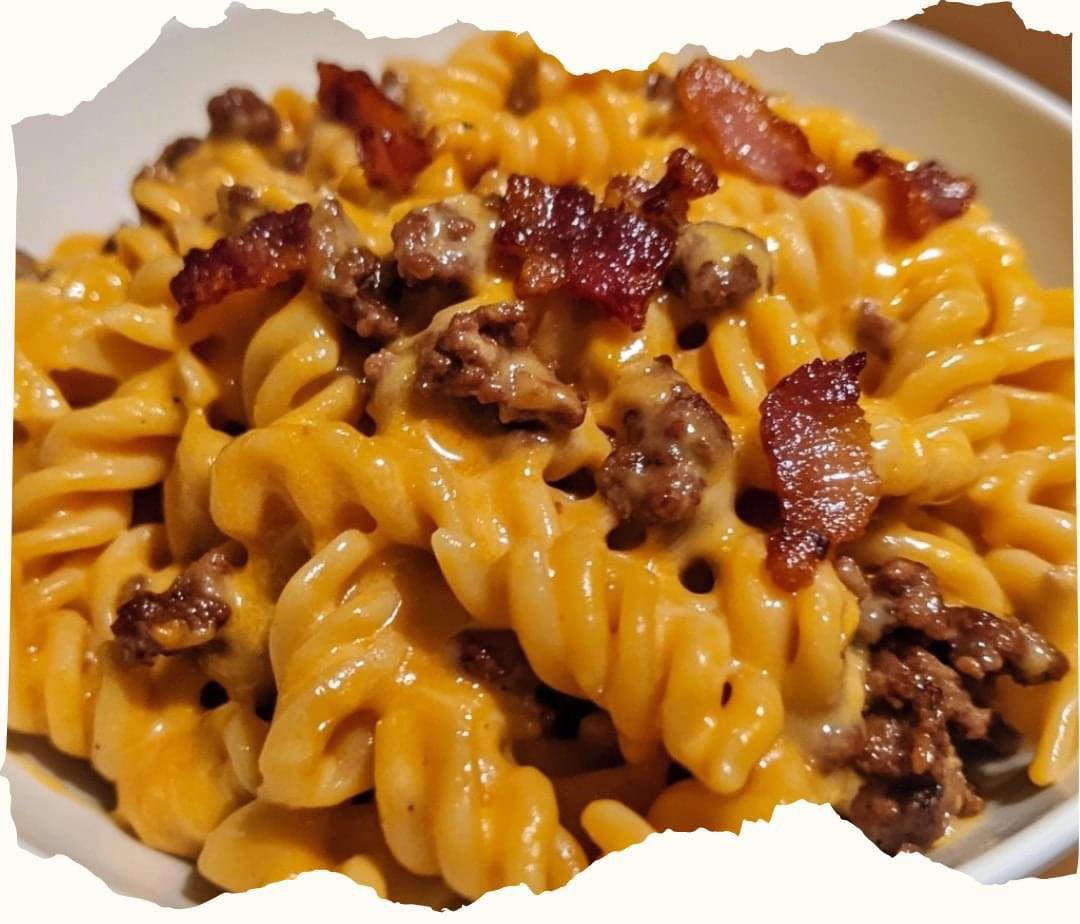 Loaded Bacon Cheeseburger Pasta