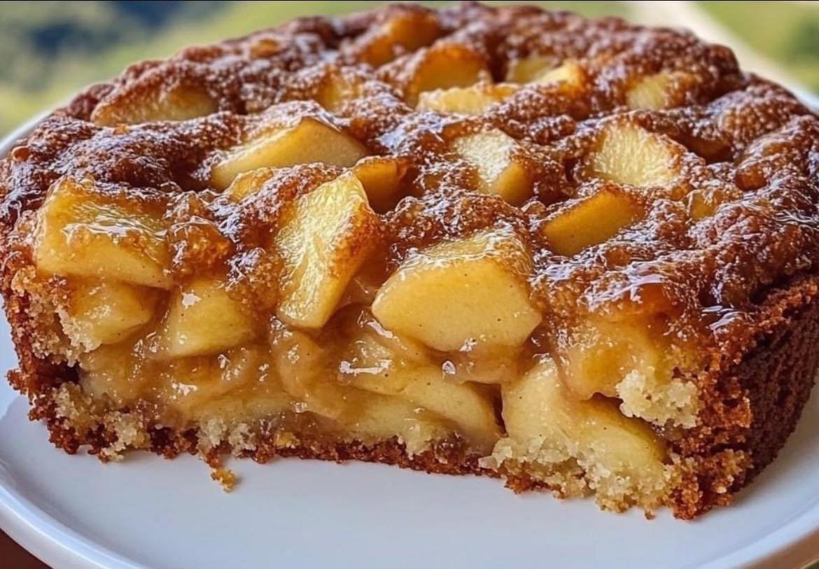 My mom used to make this Swedish Apple Cake for family gatherings, and it was always the first dessert to disappear!