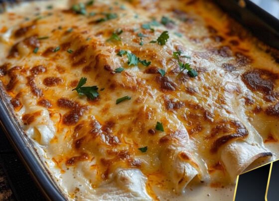 White Chicken Enchiladas prepared at home with simple ingredients and clear steps.