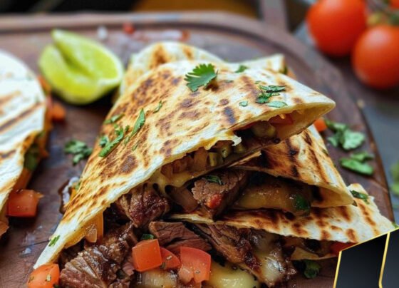 Loaded Steak Quesadillas prepared at home with simple ingredients and clear steps.