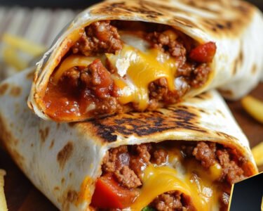 Sloppy Joe Grilled Burritos prepared at home with simple ingredients and clear steps.