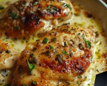 Creamy Garlic Parmesan Chicken prepared at home with simple ingredients and clear steps.