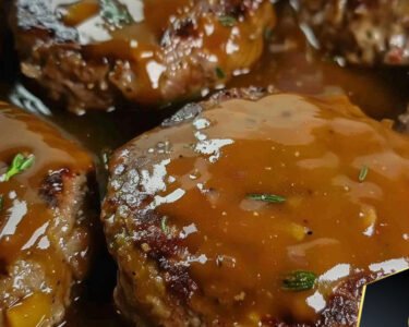 Smothered Hamburger Steak prepared at home with simple ingredients and clear steps.